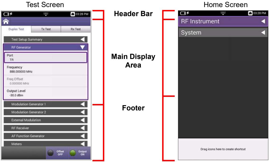 VIAVI CX100 ComXpert - Screen Layout - 1