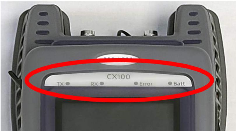 VIAVI CX100 ComXpert - LED Indicators - 1