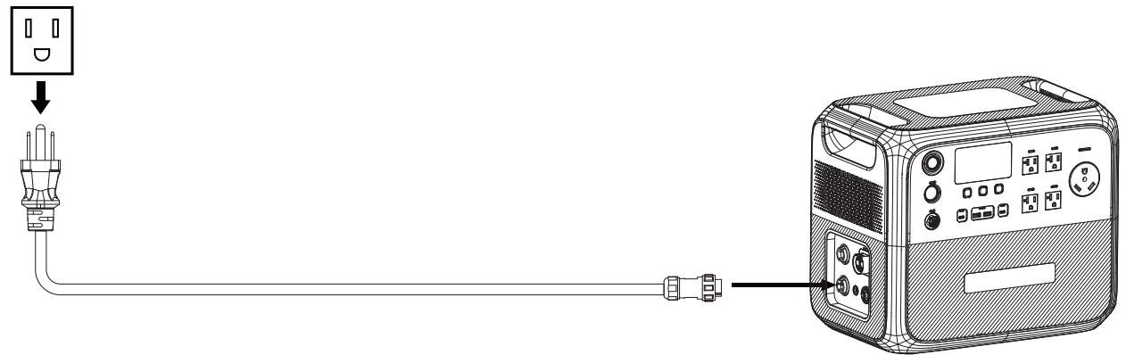 BLUETTI AC200L - AC Charging - 1