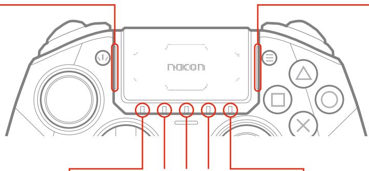 Nacon NC4533 REVOLUTION 5 PRO - - En mode PS5™ : - 1