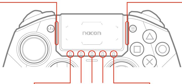 Nacon NC4533 REVOLUTION 5 PRO - - En mode PS4™ : - 1