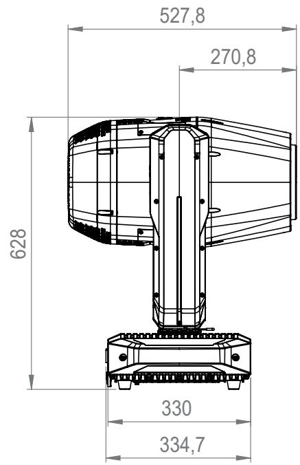 Cameo OTOS H5 - Never operate the spotlight without the fan unit and head cover! - 3