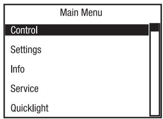 Cameo OTOS H5 - CONTROL MENU (Control) - 4