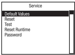 Cameo CLOTOSH5 - SERVICE-MENU(Service) - 2