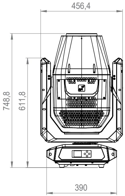 Cameo CLOTOSH5 - Never operate the spotlight without the fan unit and head cover! - 1