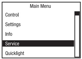 Cameo CLOTOSH5 - SERVICE MENU (Service) - 1