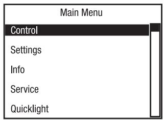 Cameo CLOTOSH5 - CONTROL MENU (Control) - 1