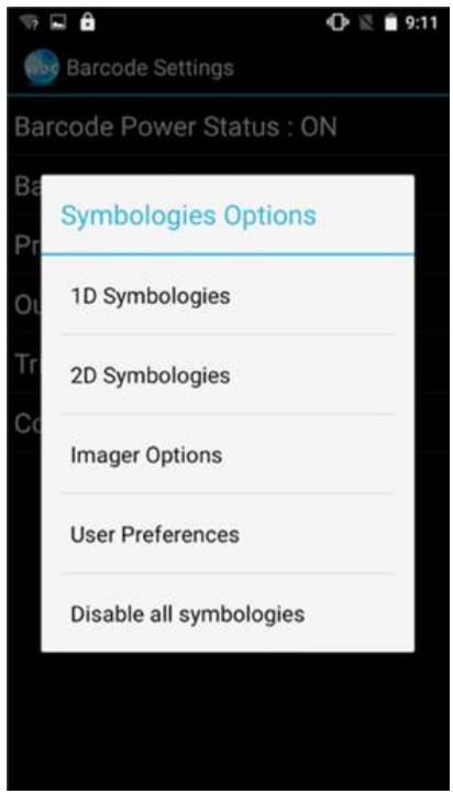 Winmate M700DQ8T - How to Change the Symbologies of Barcode - 1