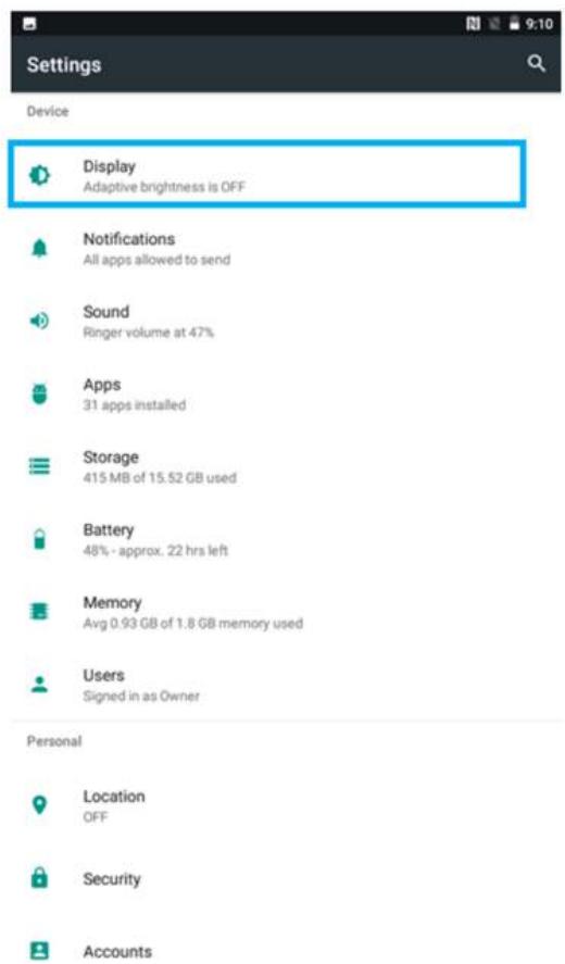 Winmate M700DQ8T - Display Settings - 1