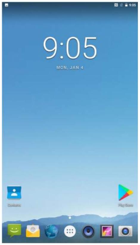 Winmate M700DQ8T - Viewing Other Parts of the Home Screen - 2