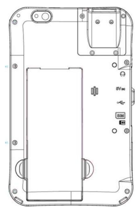 Winmate M700DQ8T - Dimensions - 2