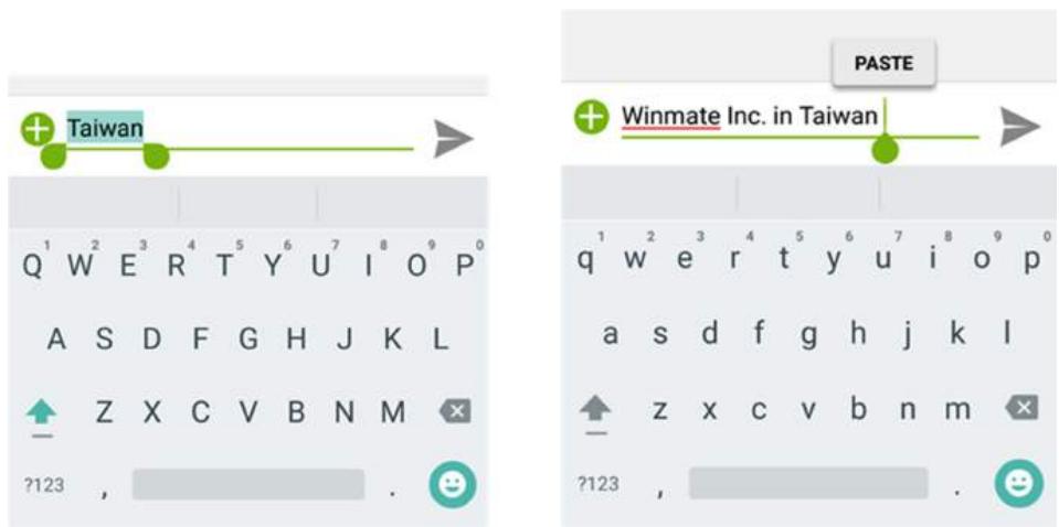 Winmate M700DQ8T - To select text: - 2