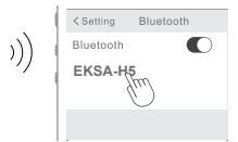 EKSA H5 - Emparejamento dual - 4