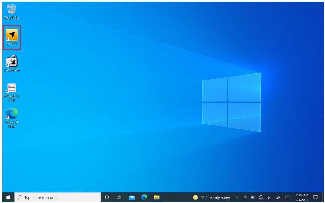 Winmate M101AD - Open HotTab Utility Icon - 1