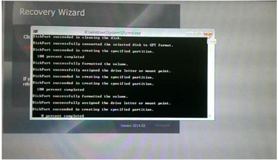 Winmate M101AD - Using Recovery Wizard to Restore Computer - 4