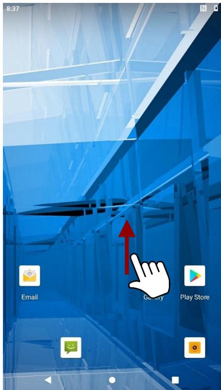 Winmate E500RM9 - Viewing other parts of the Home Screen - 3