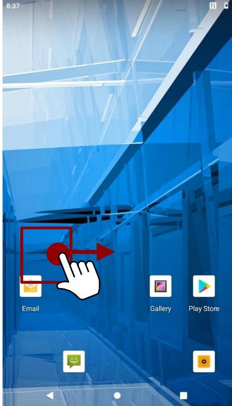 Winmate E500RM9 - To move an item on the HOME SCREEN: - 1