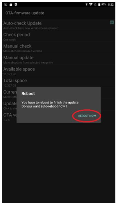 Winmate E500RM9 - To update OTA: - 5