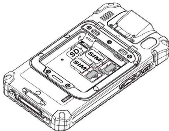 Winmate E500RM9 - To install MicroSD Card: - 1