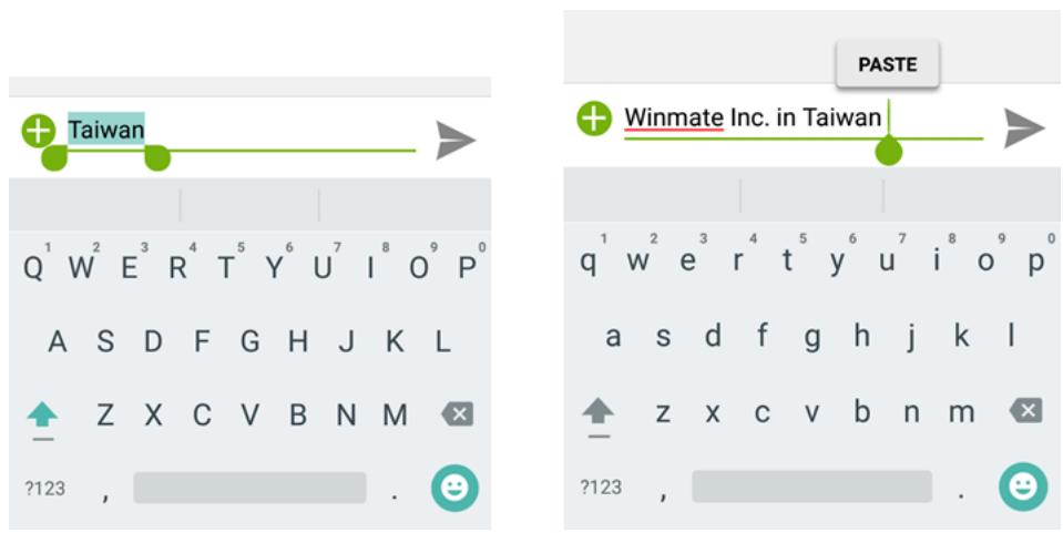Winmate E500RM9 - To select text: - 1
