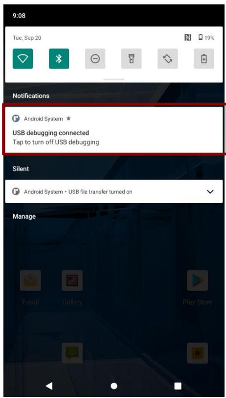Winmate E500RM9 - USB Debugging Settings - 2
