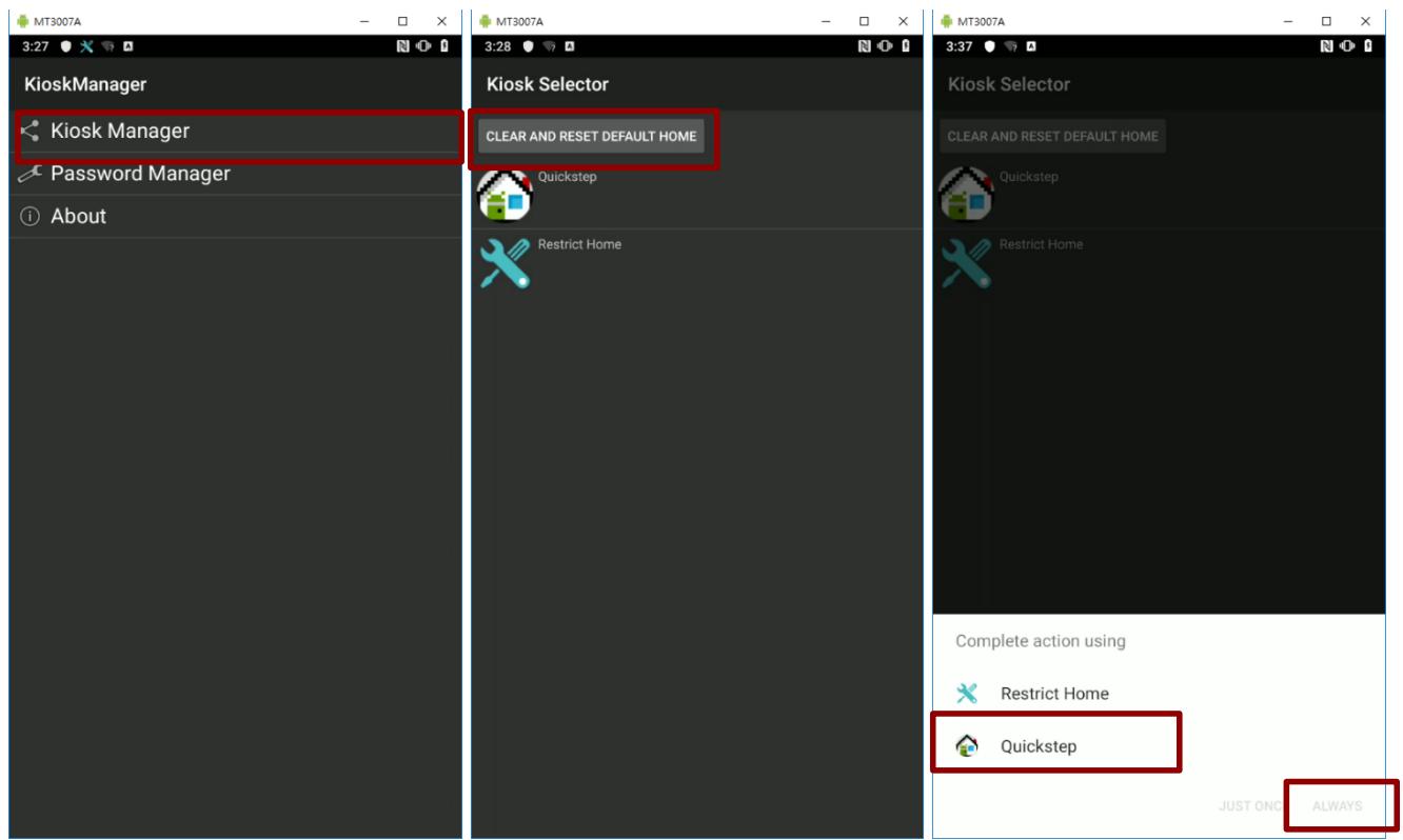 Winmate E500RM9 - Unlock Applications Launcher - 2