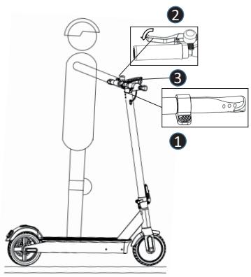 ACER AES015 - Detener el scooter - 1