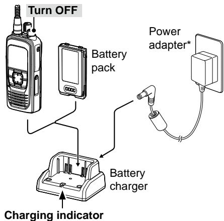 ICOM IC-SAT100 - Charging time: - 1