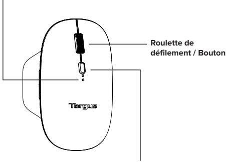 TARGUS AMB586 - Modifiez la sensibilité du DPI en basculant le bouton DPI: - 1