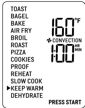 BREVILLE theJoule™ Oven Air Fryer Pro - FUNCION KEEP WARM (MANTENER CALIENTE) - 1
