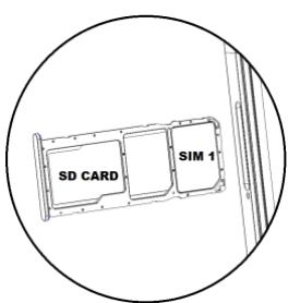 BLU G93 - Installation de la carte SIM - 1