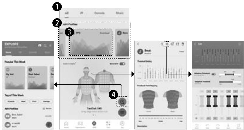 bHaptics X40 - ATH (Audio-to-Haptic) - 1