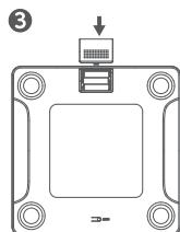 eufy Smart Scale C1 - Inserting the Batteries - 2