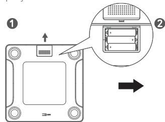eufy Smart Scale C1 - Inserting the Batteries - 1