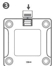 eufy Smart Scale C1 - Colocacion de las pilas - 2