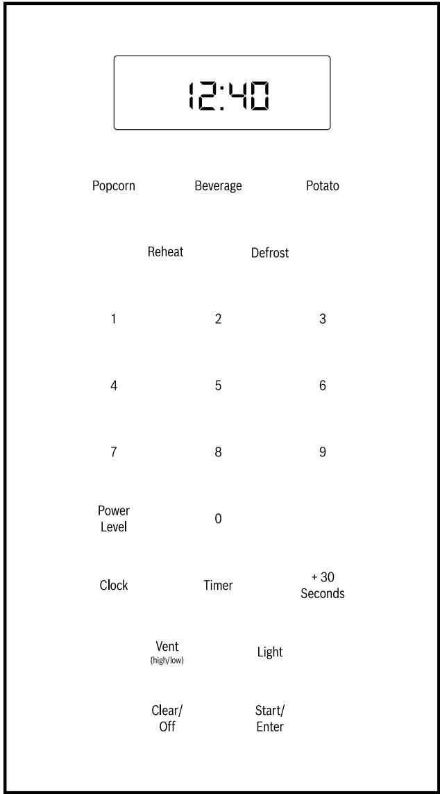 BOSCH HMV3054C - Panneau de commande - 1