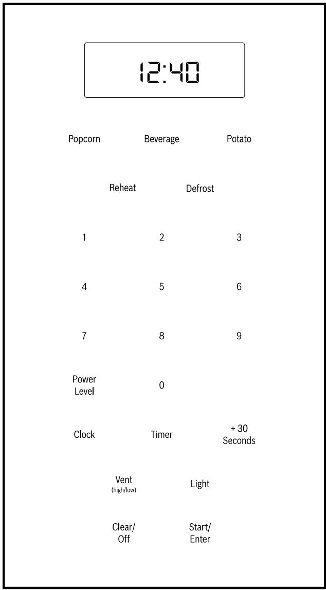 BOSCH HMV3054C - Control panel - 1