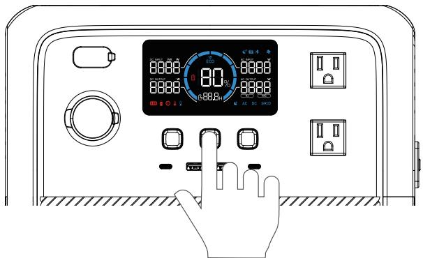 BLUETTI AC70 - Power ON/OFF - 1