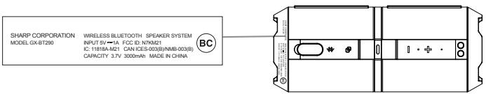 SHARP GX-BT290 - Precautions (continued) - 1