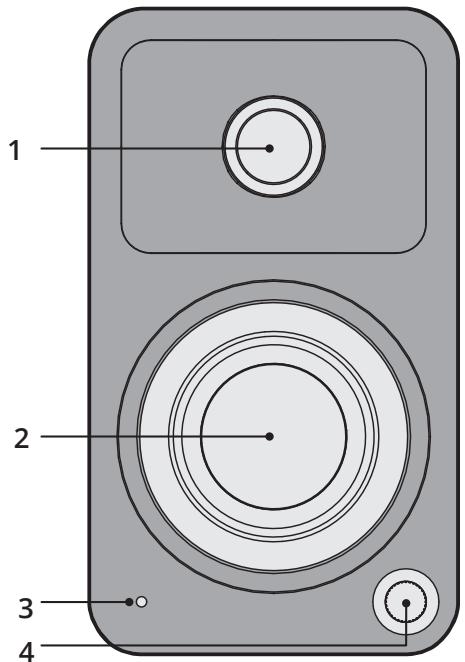 Kanto YU Passive 4” - REAR PANEL - 1