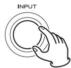 TEAC UD-507 - Turn the INPUT knob to select USB. - 2