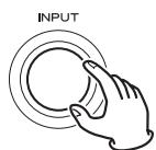 TEAC UD-507 - Turn the INPUT knob to select the input source. - 2