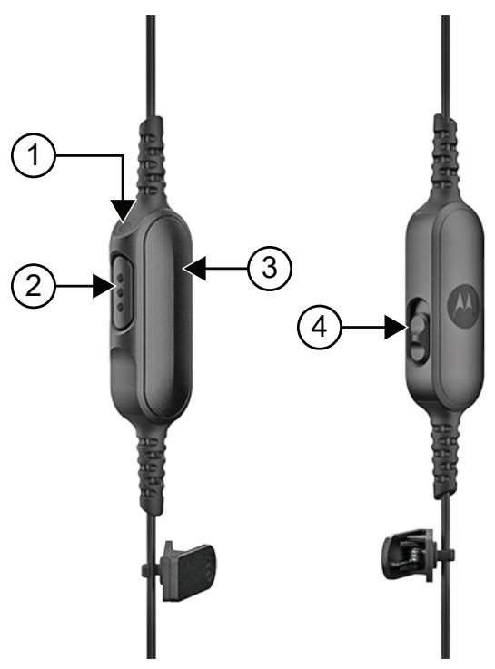 MOTOROLA TLK 25 Series - Wired Earpiece Overview - 1