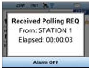 ICOM IC-M510 - Sending a Polling Reply call - 1