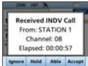 ICOM IC-M510 - Sending an Individual Acknowledgment - 3
