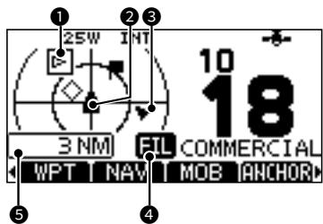 ICOM IC-M510 - Plotter screen - 1