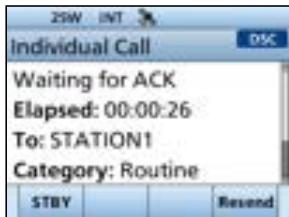 ICOM IC-M510 - Sending an Individual call - 4