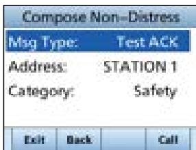 ICOM IC-M510 - Receiving a Test call - 4