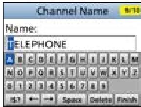 ICOM IC-M510 - ■ Editing a channel name - 1
