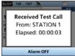 ICOM IC-M510 - Receiving a Test call - 1